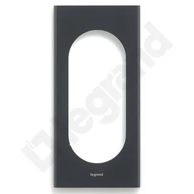 Cornice quattro/cinque moduli, nera