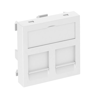 CORNICE RJ 45, doppia, dritta, NERA