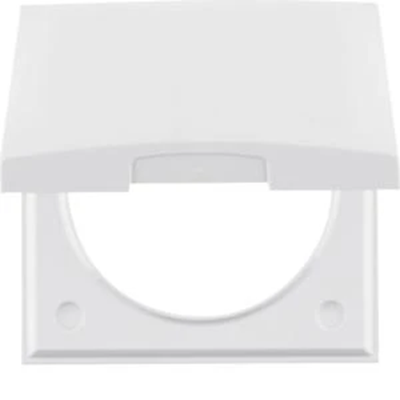 Cornice singola con copertura lucida bianco neve