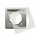 Cornice singola per versione antispruzzo IP44 con guarnizione satinata (metallica)