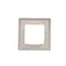 Cornice singola per versione antispruzzo IP44 con guarnizione satinata (metallica)