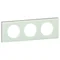 Cornice tre moduli, colore: vetro caolino