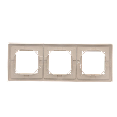 Cornice tripla per versione antispruzzo IP44 con set di guarnizioni, beige