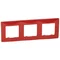 Cornice tripla, rossa