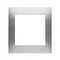 Cornice universale 1 via per scatole da cartongesso IP20/IP44 argento (metallizzato)