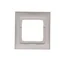 Cornice universale 1 via per scatole da cartongesso IP20/IP44 argento (metallizzato)