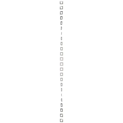 Cornice universale 1 via per scatole da cartongesso IP20/IP44 argento (metallizzato)