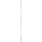 Cornice universale 1 via per scatole da cartongesso IP20/IP44 argento (metallizzato)