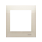 Cornice universale 1 via per scatole da cartongesso IP20/IP44 crema