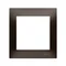 Cornice universale 1 via per scatole da cartongesso IP20/IP44 marrone opaco (metallizzato)