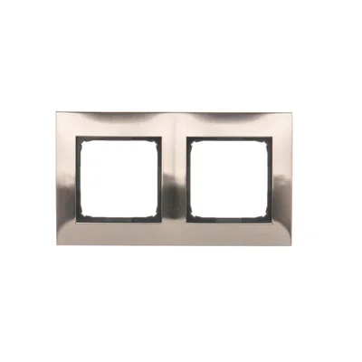 Cornice universale 2 volte IP20 / IP44, inox