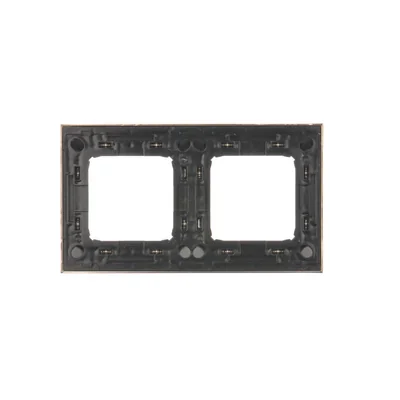 Cornice universale 2 volte IP20 / IP44, inox
