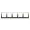 Cornice universale 5 posti IP20 / IP44 oro (metallizzato)