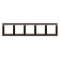 Cornice universale 5 volte IP20 / IP44 marrone opaco (metallizzato)