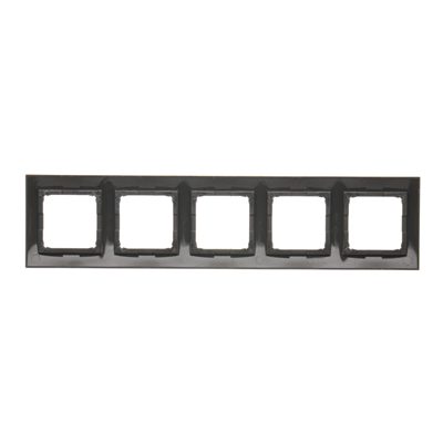 Cornice universale 5 volte IP20 / IP44 marrone opaco (metallizzato)