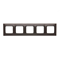 Cornice universale 5 volte IP20 / IP44 marrone opaco (metallizzato)