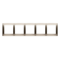 Cornice universale 5 volte per scatole da cartongesso IP20/IP44 oro (metallizzato)