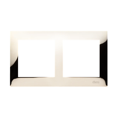 Cornice universale a 2 posti IP20 / IP44, oro