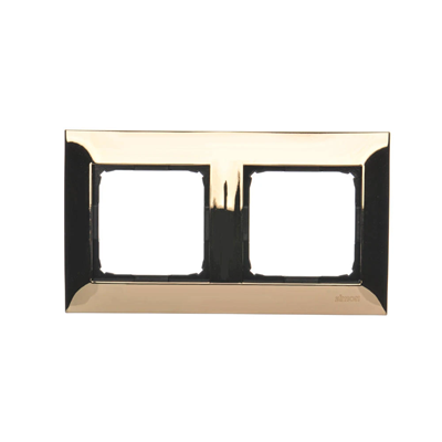 Cornice universale a 2 posti IP20 / IP44, oro