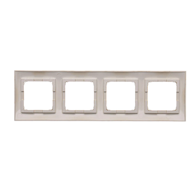 Cornice universale a 4 posti IP20 / IP44, oro (metallizzato)