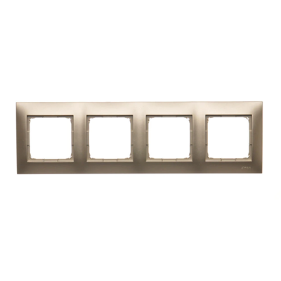 Cornice universale a 4 posti IP20 / IP44, oro (metallizzato)