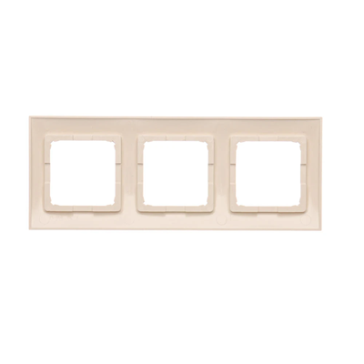 Cornice universale tripla IP20 / IP44, crema