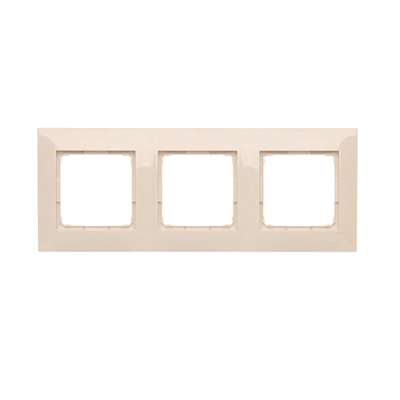 Cornice universale tripla IP20 / IP44, crema