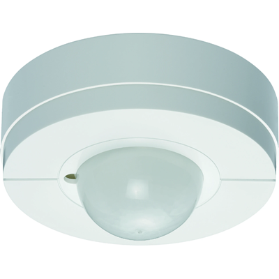 Corridor IR motion detector, surface-mounted IP54, white
