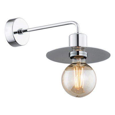 CORSO Wall lamp 25cm E27 IP20 chrome