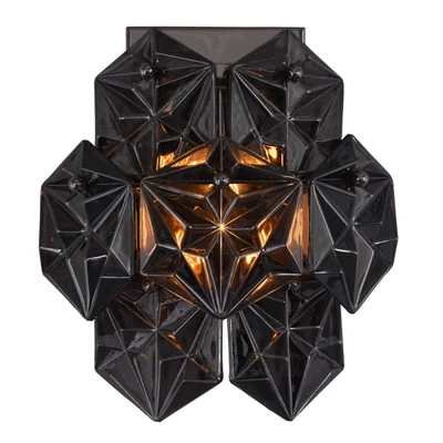 CosmoLight wall lamp Brisbane E14 W01854BK NI