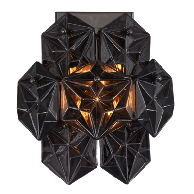 CosmoLight Wandleuchte Brisbane E14 W01854BK NI