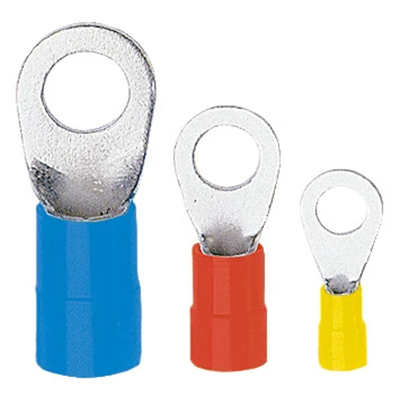 Cosse à anneau KOE 4-2,5 isolée bleue