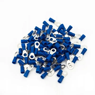 Cosse à anneau KOE 4-2,5 isolée bleue