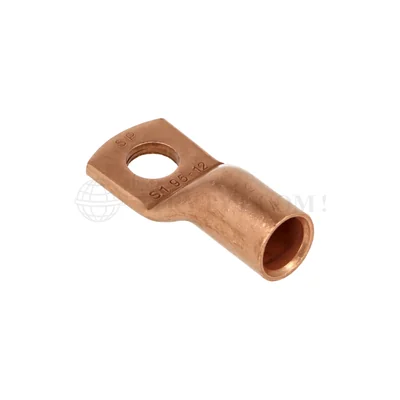 Cosse à anneau tubulaire en cuivre 95mm² pour vis M12 10 pcs.