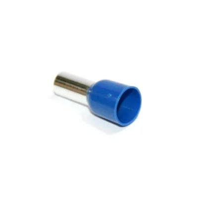 Cosse à manchon isolé en cuivre 2,5 mm² 10 mm DUI-2.5-10NB bleue