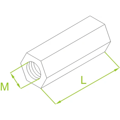 Coupling nut, NLM10