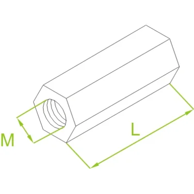 Coupling nut, NLM12