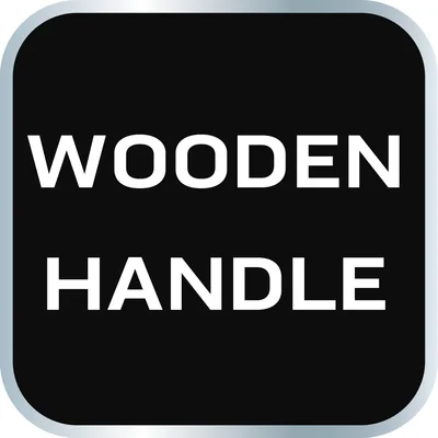 Couteau de monteur à pointe, couvercles en bois
