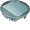 Couvercle à charnière TEHALIT.VE-EE VR12 fi306 doublure 12mm acier gris
