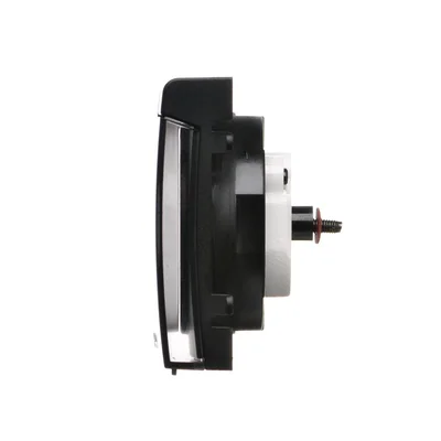 Couvercle de prise Simon 54 WMDW-P3121x-049 pour version IP44 avec obturateurs, volet transparent ; noir *Joint IP44 pour cadre requis