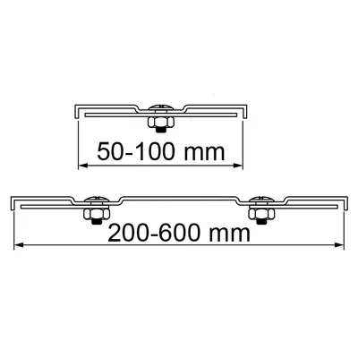 Couvercle intérieur coudé à 45° avec verrouillage pour H50 PZLZWMP50H50