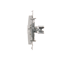 Couvercle plat double keystone (module), blanc