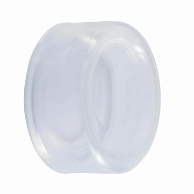 Couvercle transparent pour le bouton rond en saillie