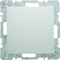 Cover cap with a central element snow-white, glossy S.1/B.3/B.7 Glas