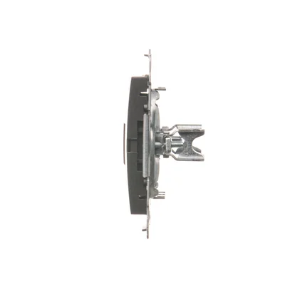 Cover for data communication sockets on Keystone flat double (module), anthracite (metallic)