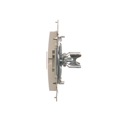 Cover for data communication sockets on Keystone flat double (module), cream