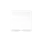 Cover for loudspeaker socket / cable outlet / connector with pull rod white