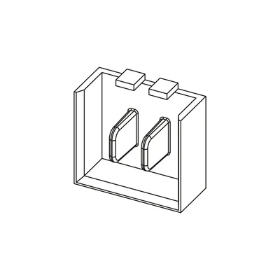 Cover for the Z-12/3F busbar, gray