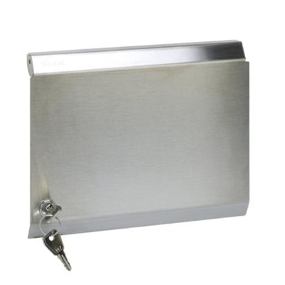 Cover with lock S500 3-module 6×K45 stainless steel