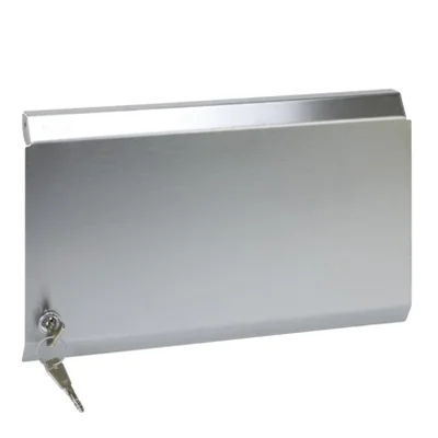 Cover with lock S500 4-module 8×K45 stainless steel